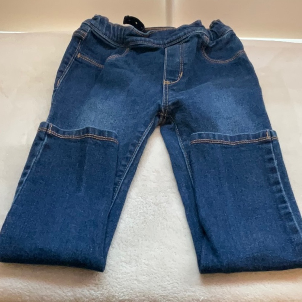 Classic Blue Denim Jeans Straight Cut